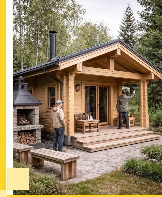 Деревянные бани под ключ в Таганроге от 458145 р. | ЭриданТгн