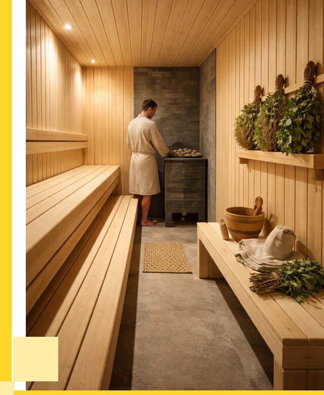 Отделка парной под ключ в Таганроге от 356335 р. | ЭриданТгн