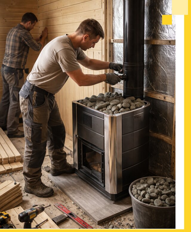 Проектирование и строительство парилок для бани в Таганроге под ключ