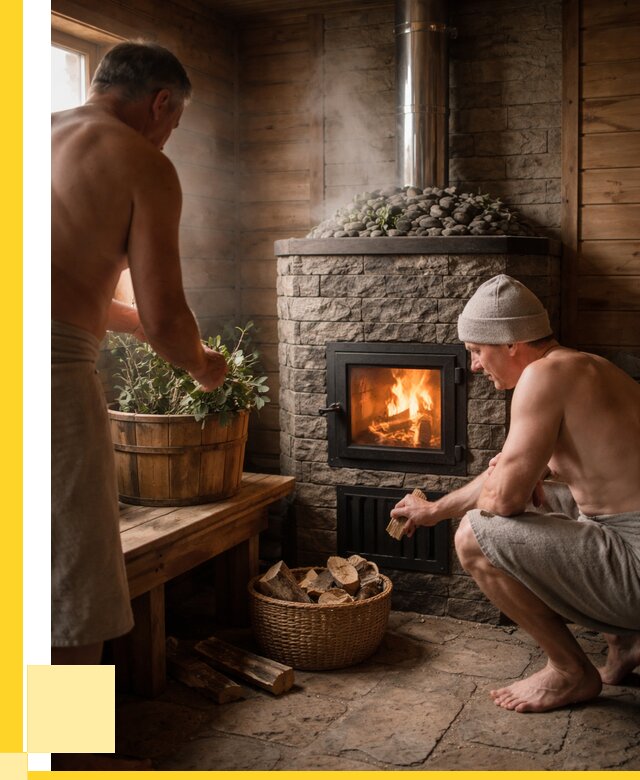 Банные печи под ключ в Таганроге от 45815 р. | ЭриданТгн кирпичная