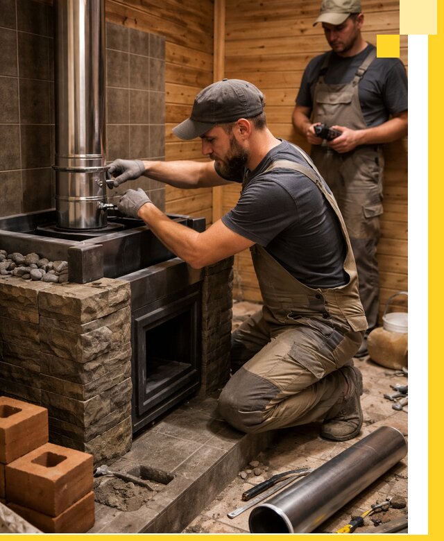 Изготовление и установка банных печей под ключ в Таганроге