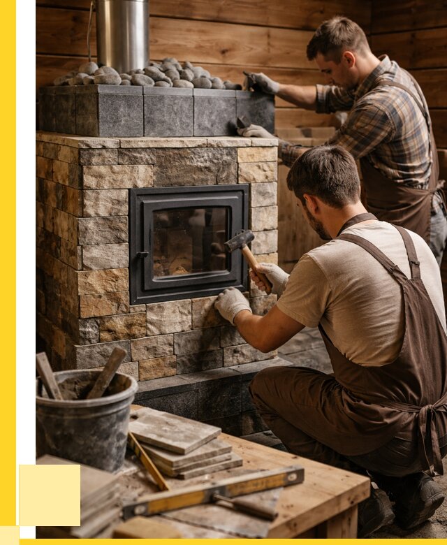 Облицовка банной печи в Таганроге от 15272 р. | ЭриданТгн