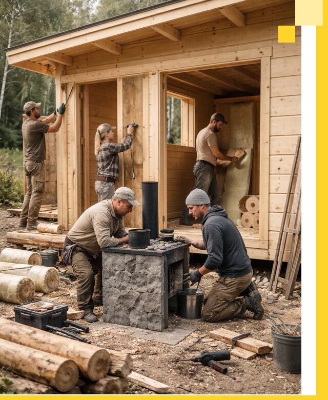 Купить баню под ключ в Таганроге строительство монтаж отделка