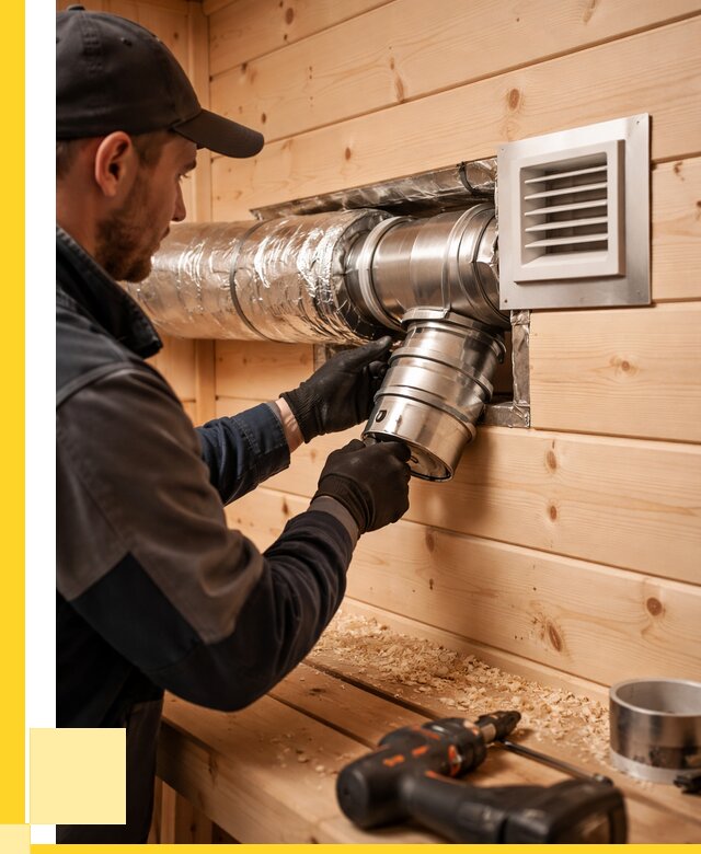 Монтаж вентиляции бани в Таганроге от 12217 р. | ЭриданТгн