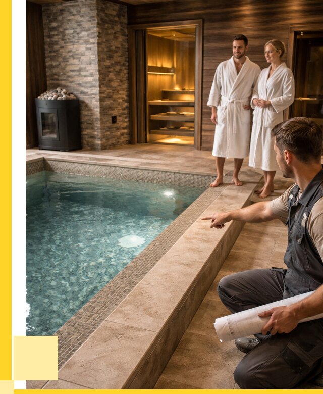 Проект бани с бассейном под ключ в Таганроге от 66177 р. | ЭриданТгн