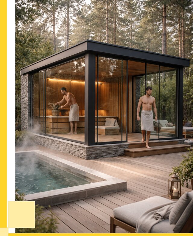 Стеклянные бани и двери в Таганроге от 458145 р. | ЭриданТгн