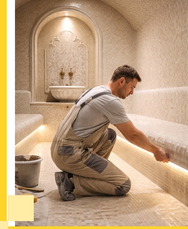 Отделка хамамов под ключ в Таганроге от 5600 р. | ЭриданТгн