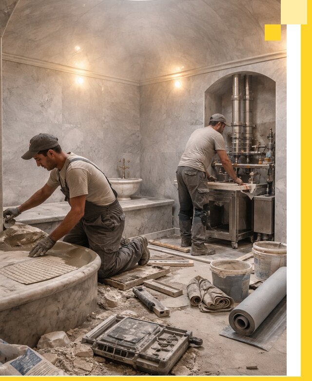 Строительство турецких бань хаммам под ключ в Таганроге