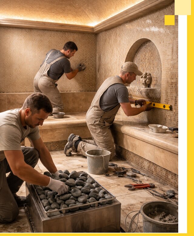 Проектирование и строительство хамама и сауны в Таганроге