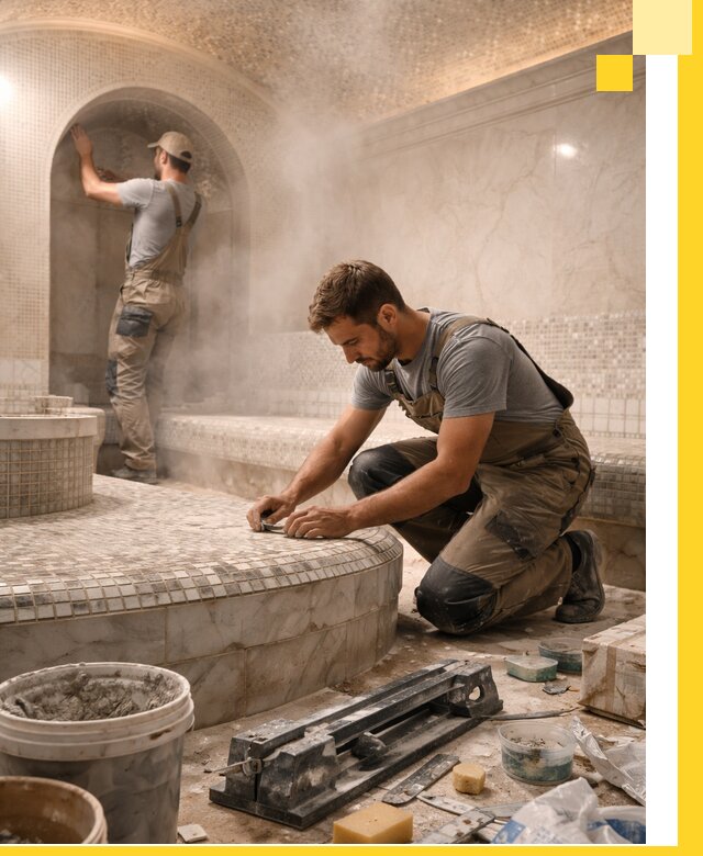 Профессиональный дизайн хамама и SPA под ключ в Таганроге