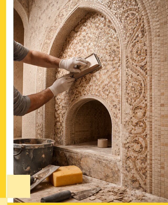 Мозаика для хамама в Таганроге под ключ от 5091 р. | ЭриданТгн