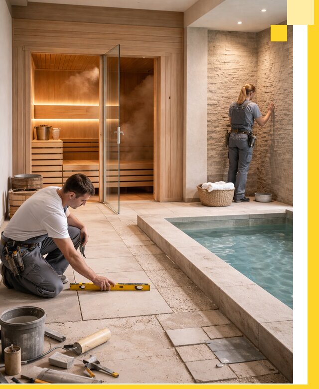 Комплексный дизайн и отделка интерьеров SPA под ключ в Таганроге